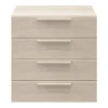 prix pas cher Castorama Commode Effet Chêne 4 Tiroirs GoodHome Atomia H. 75 X L. 75 X P. 45 Cm 5